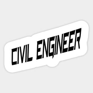 Civil Engineer, Career Sticker